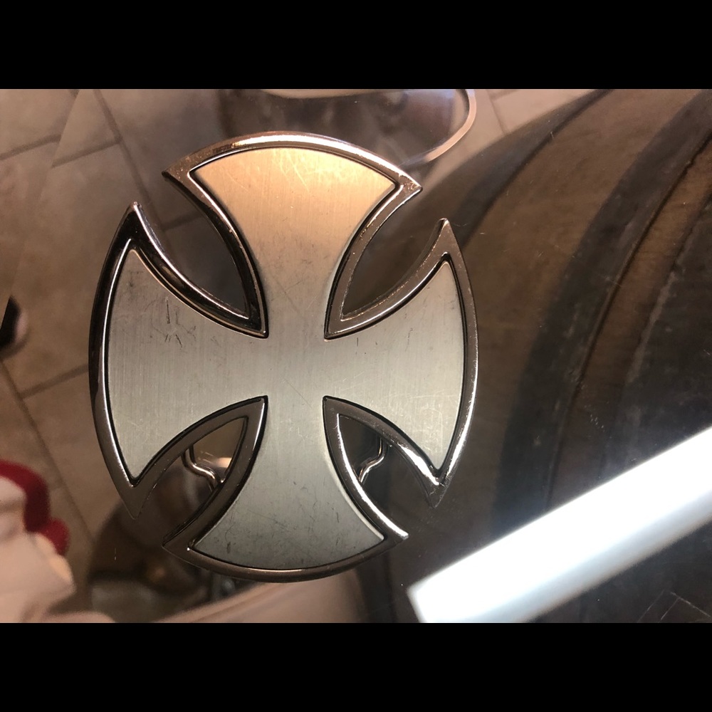 Biker belt buckle